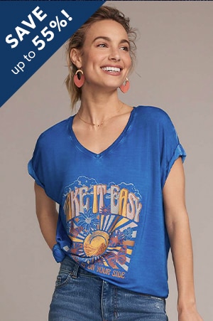 Save up to 55%! Model wearing maurices clothing.