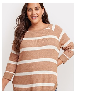 Model wearing maurices clothing.