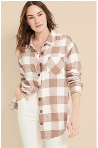 Model wearing maurices clothing.