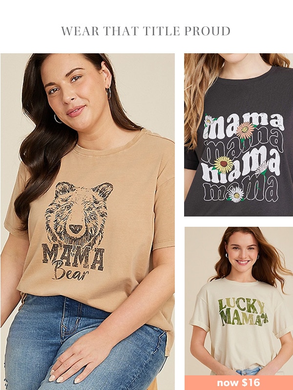Wear that title proud. Now $16. Models wearing maurices clothing.