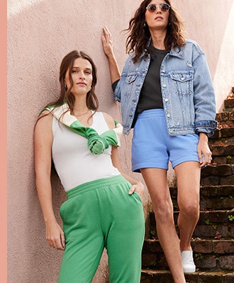Models wearing maurices clothing.