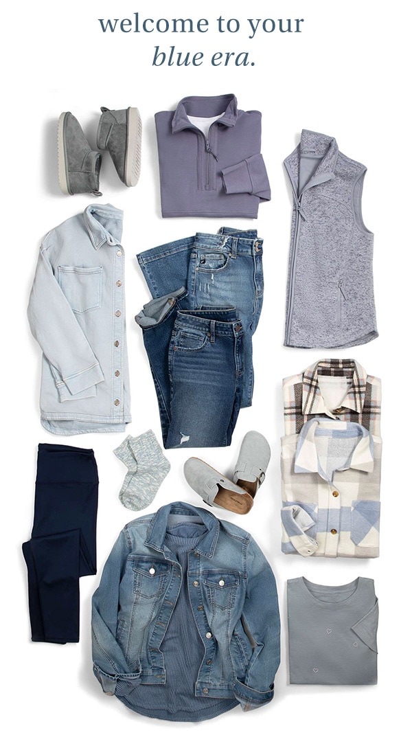 Welcome to your blue era. maurices clothing.