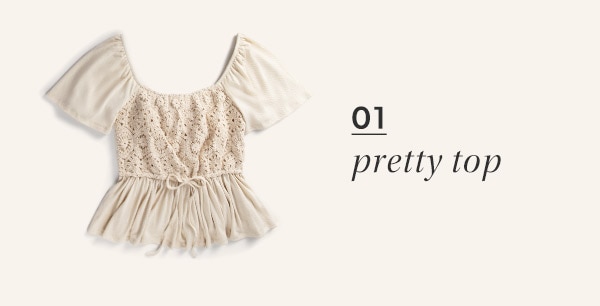 01. Pretty top. maurices clothing.