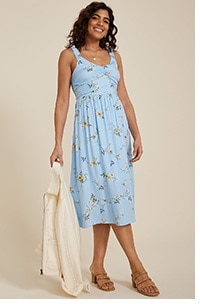 Model wearing maurices clothing.