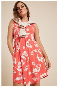 Model wearing maurices clothing.