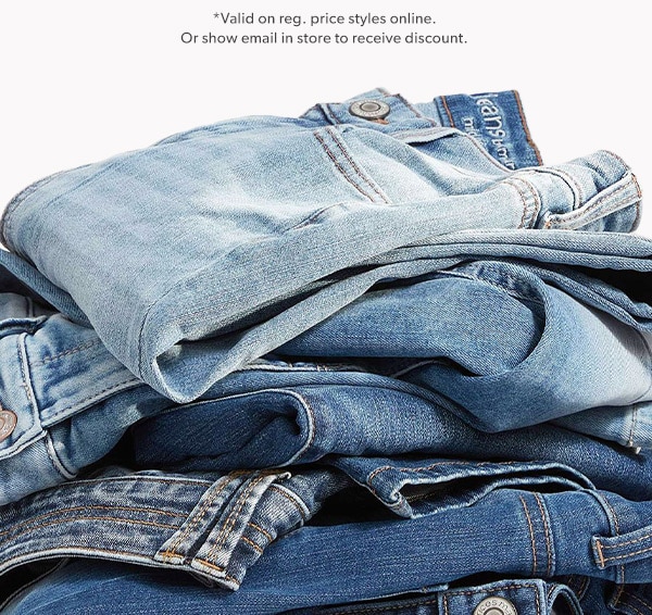 *Valid on reg. price styles online. Or show email in store to receive discount. maurices clothing.