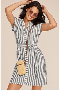 Model wearing maurices clothing.