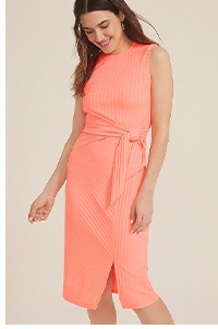Model wearing maurices clothing.