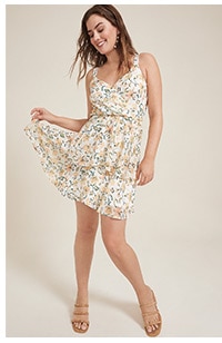 Model wearing maurices clothing.