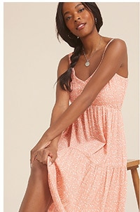 Model wearing maurices clothing.