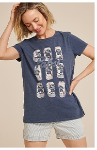 Model wearing maurices clothing.
