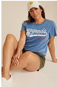 Model wearing maurices clothing.