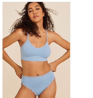 Model wearing maurices clothing.