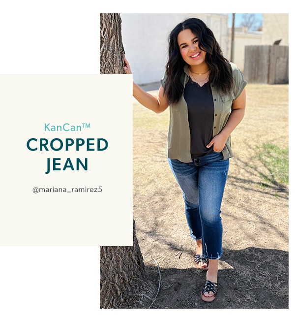 KanCan™ cropped jean. @mariana_ramirez5