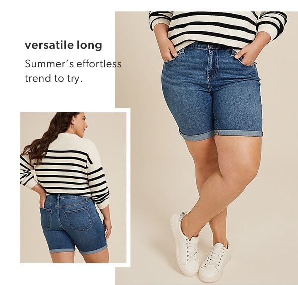 Versatile long. Summer's effortless trend to try.