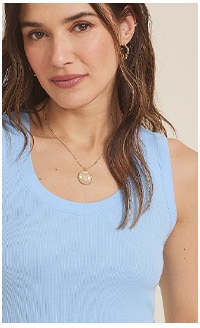 Model wearing maurices clothing.