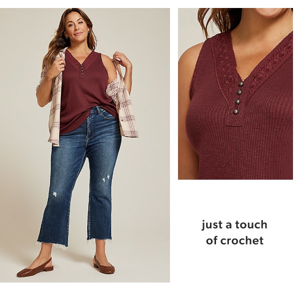 Just a touch of crochet.