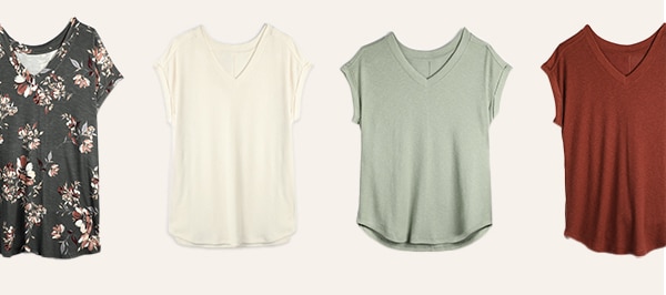 maurices 24/7 Berkley tees.