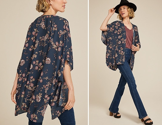 Model wearing maurices clothing.