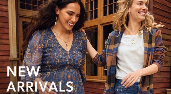 New arrivals. Models wearing maurices clothing.