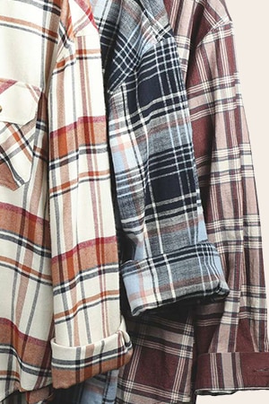 maurices plaid tops.